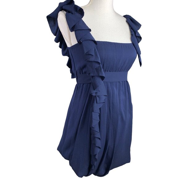 Flavio Casteilani Silk Ruffle Sleeveless Dress NWT - Picture 3 of 10